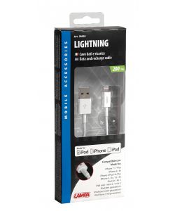 Lampa Cavo dati e ricarica Lightning 2m bianco per iPhone iPad iPod