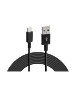 Lampa Cavo Ricarica Dati Micro USB 200 cm Nero Compatibile Ricarica Veloce