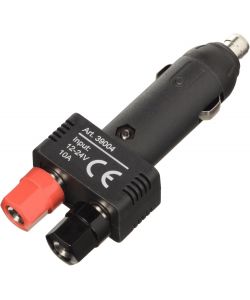 Lampa Accendisigari 12/24V con Bloccaggio e Presa a Banana Max 10A