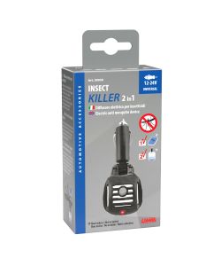 Lampa Diffusore Elettrico Insetticidi 12-24V Killer per Spinotto Auto