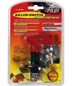 Lampa Interruttore Battery Detacher 6/12/24V Multicolore 23.9x4.4cm