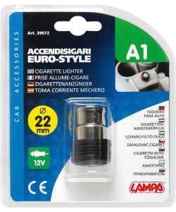 Lampa Presa Accendisigari Euro-Style 12V Universale d.22 mm