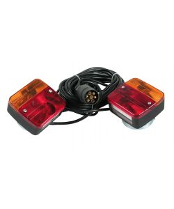 Pronto-Fari, Kit Di Segnalazione Posteriore Magnetico, 12V