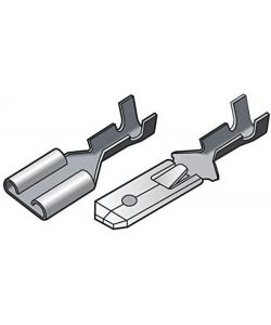 Lampa Kit 20 Terminali Capicorda Piatti Non Isolati 6,3x0,8 mm