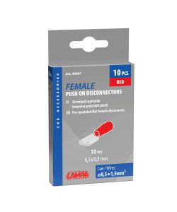 Lampa Capicorda Femmina Piatti Rosso - 10 Terminali per Connettori
