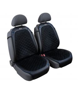 Daytona, Coppia Coprisedili Anteriori In Skeentex E Tessuto Microfibra Scamosciato - Nero/Blu