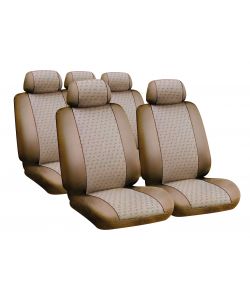 Glamur, Set Fodere Coordinate In Jacquard - Beige