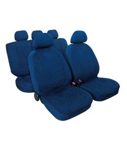 Miky, Set Fodere Coordinate In Microfibra - Blu Scuro