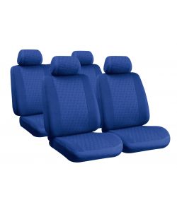 Glamur Basic-Fit, Set Fodere Coordinate In Jacquard - Blu