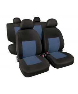 Classic, Set Fodere Coordinate In Jacquard - Avio/Nero