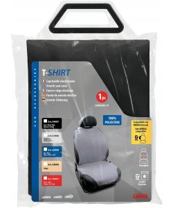 Lampa Coprisedile Elasticizzato T-Shirt Nero per Sedili Standard