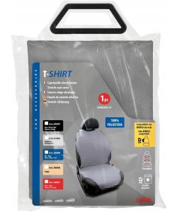 Lampa Coprisedile Anteriore T-Shirt Grigio Universale in Poliestere