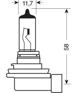 Lampa Lampada Alogena Auto 12V H11 55W Blu-Xe Luce Ultra-Bianca - 2pz