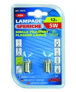 Lampade Sferiche 12V 5W Ba15S