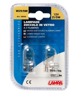 Lampada W21/5W 2 pezzi