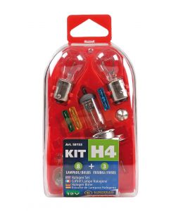 Kit lampade di ricambio 11 pezzi 12v