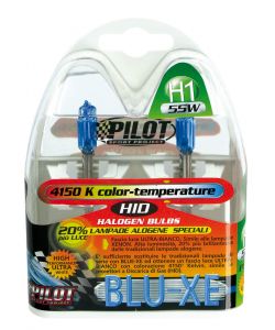 Coppia Lampade H1 Blu-Xe 12V.55W