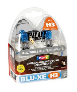 Lampada alogena H3 blu xe 55w 2 pezzi