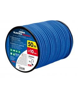 Corda Elastica In Bobina - D.10 Mm - 50 M - Blu