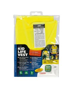 Kid Life-Vest, Gilet Riflettente Per Bambini - Giallo