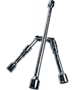 Lampa Chiave Croce Cromata 45cm Utensile Durevole da Fai-da-te