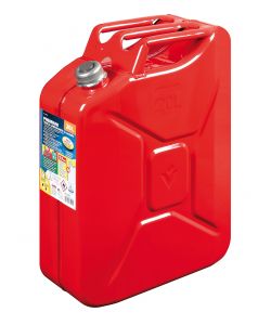 Premium, Tanica Carburante In Metallo - 20 L - Rosso