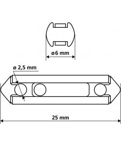 Lampa Kit fusibili ceramica 24V 5A multicolore per veicoli standard