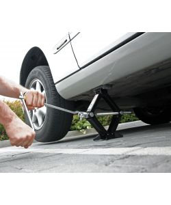 Lampa Cric Pantografo 1000 kg Nero - Raggio di Alzata 90-335 mm