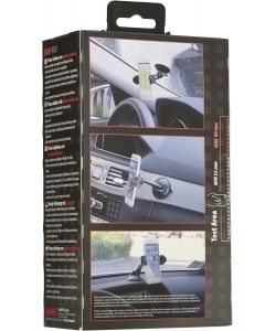 Lampa Porta Telefono Auto Ventosa Regolabile per Smartphone 20x10 cm