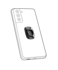 Optiline Adattatore Universale con Piastra di Fissaggio Nero 39x46mm