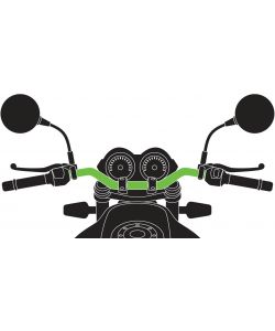 Lampa Supporto Manubrio Opti Belt per Smartphone 15-40 mm Nero Orientabile