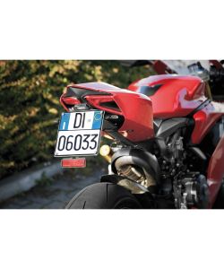 Lampa Indicatori Direzione Nano LED 12V Arancio Lente Fum� 35x18mm