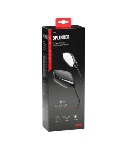 Lampa Coppia Specchi Retrovisori Moto Splinter Regolabili M10x1,25