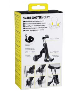 Lampa Porta Telefono Universale Scooter Smart Scooter Flow Nero 120mm