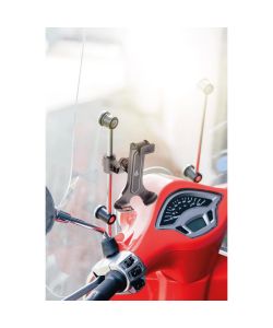 Lampa Porta Telefono Universale Scooter Smart Scooter Flow Nero 120mm