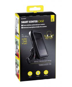Lampa Porta Cellulare Universale Scooter Smart Scooter Case Nero
