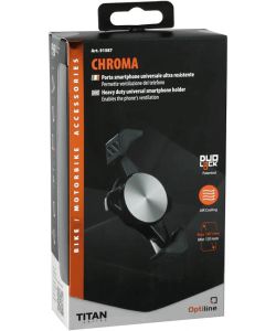 Lampa Porta Smartphone Universale Chroma Nero 131-186 mm per Auto