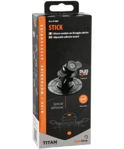 Optiline Supporto Titan Stick Adesivo Metallo Alta Resistenza 1pz
