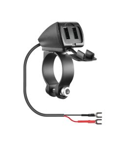 Optiline Doppio Caricatore USB Moto Impermeabile 12-24V 5400mA 30W