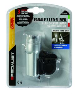 Fanale anteriore 3 Led bianchi