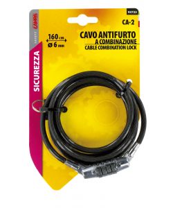 Cavo Antifurto 160 cm  6 mm