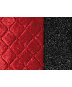 Lolita, Coprisedile In Skeentex E Poliestere - Nero/Rosso