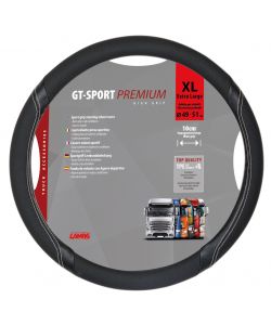 Gt-Sport, Coprivolante In Skeentex - Xl - D.49/51 Cm - Nero/Argento