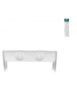 Spaziopiu Portarotolo da Cucina in Plastica Bianco 35 cm Fisso