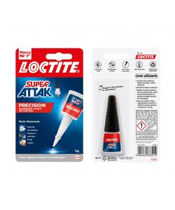 Super Attak Precision Liquido 5 g - Adesivo Istantaneo per Gomma, Metallo e Plastica
