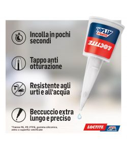 Super Attak Precision Liquido 5 g - Adesivo Istantaneo per Gomma, Metallo e Plastica