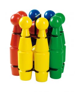 Birilli gioco estivo bambini 8 pezzi