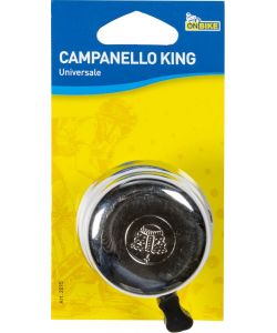 King campanello bici universale in ferro cromato