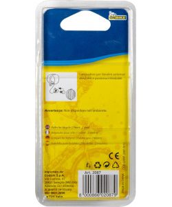 Set di quattro lampadine per fanali bici anteriori e posteriori