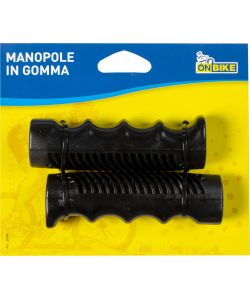 Coppia di manopole in gomma anatomica universali per bici